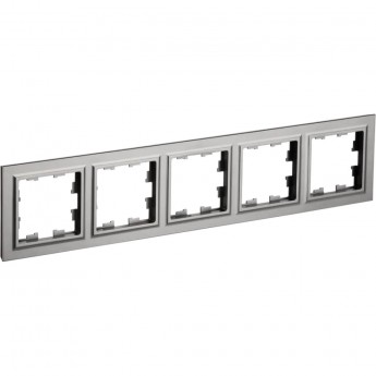 5-местная рамка IEK Brite ру-5-брс сталь BR-M52-K46 5-местная рамка IEK Brite ру-5-брс сталь BR-M52-K46