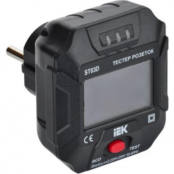 Тестер розеток IEK ST03D ARMA2L 5 A2L5-ST14-03 Тестер розеток IEK ST03D ARMA2L 5 A2L5-ST14-03